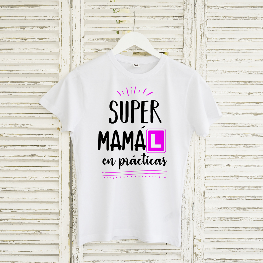 Camiseta Super Mam En Pr Cticas T Personalizas