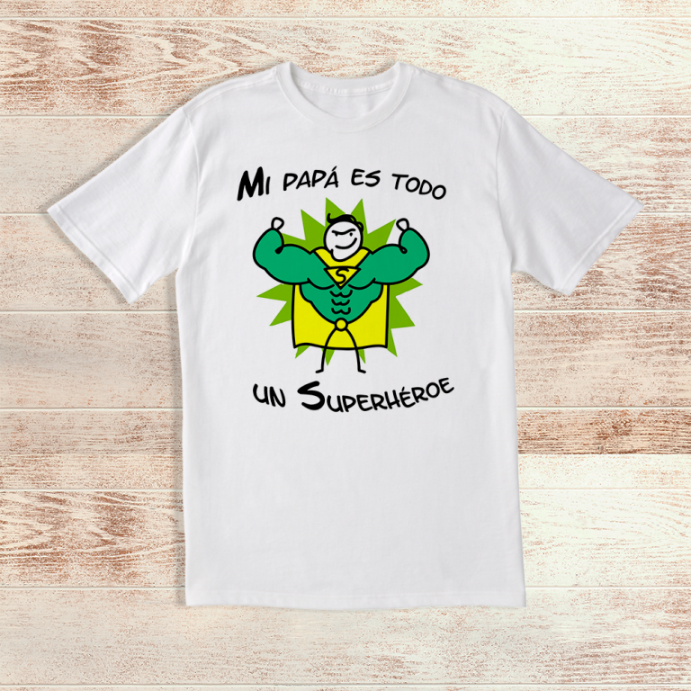 camiseta personalizada Este papá increible pertenece a Tú personalizas