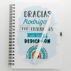 Pack Regalo Libreta Y Taza Personalizadas Gracias Profe Por