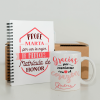 Pack Regalo Libreta Y Taza Personalizadas Profe Por Ser La Mejor Te