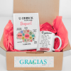 Pack regalo Lámina y taza personalizadas El cerebro de nuestra o profe