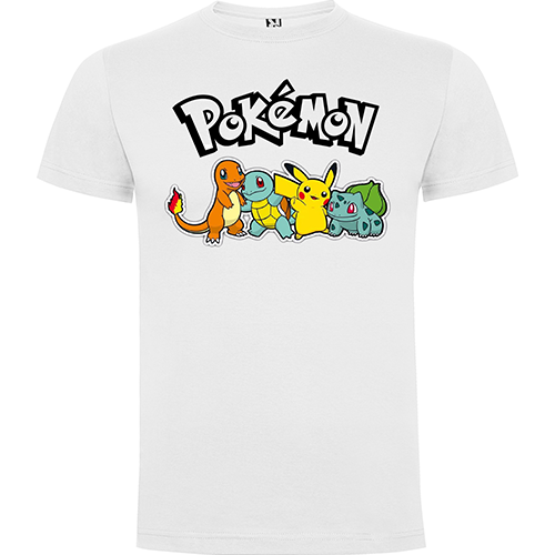 entregar Punto muerto Sin aliento Camiseta Pokémon personajes personalizada - Tú personalizas