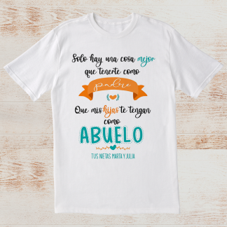Bigote acoso Piscina Camisetas personalizadas para abuelos - Tú personalizas